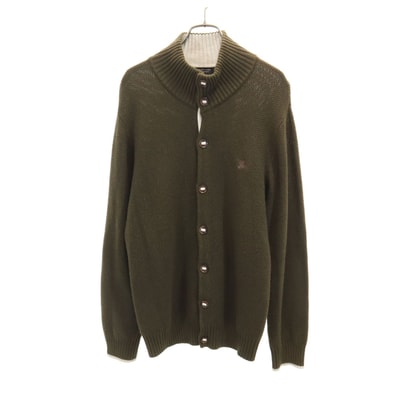 BURBERRY BLACK LABEL バーバリーブラックレーベル 長袖 ニットカーディガン 3 カーキ 三陽商会