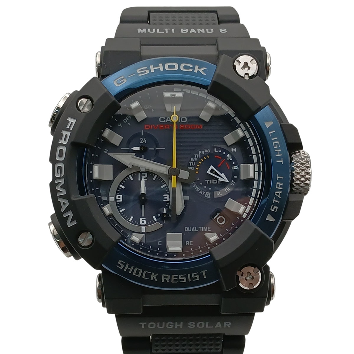 CASIO カシオ G-SHOCK MASTER OF G - SEA FROGMAN 腕時計 GWF-A1000C-1AJF カーボン ステンレススチール ブラック  メンズ【中古】