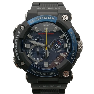 CASIO カシオ G-SHOCK MASTER OF G - SEA FROGMAN 腕時計 GWF-A1000C-1AJF カーボン ステンレススチール ブラック メンズ【中古】