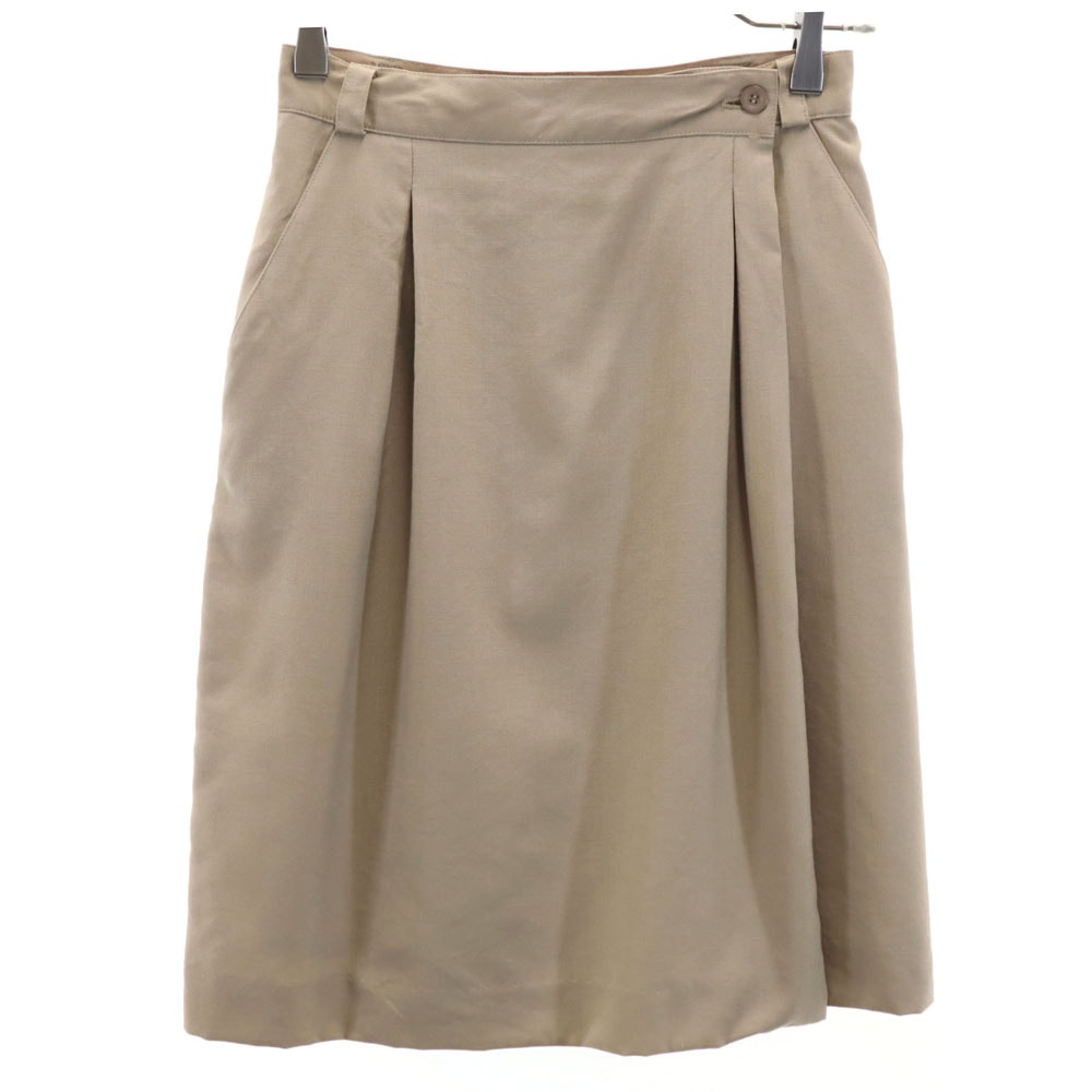 Emporio Armani エンポリオアルマーニ ミディ丈 ラップスカート 40 ベージュ系