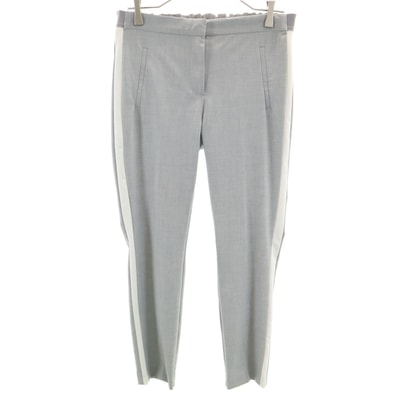ZARA BASIC ザラベーシック ライン テーパードパンツ S グレー