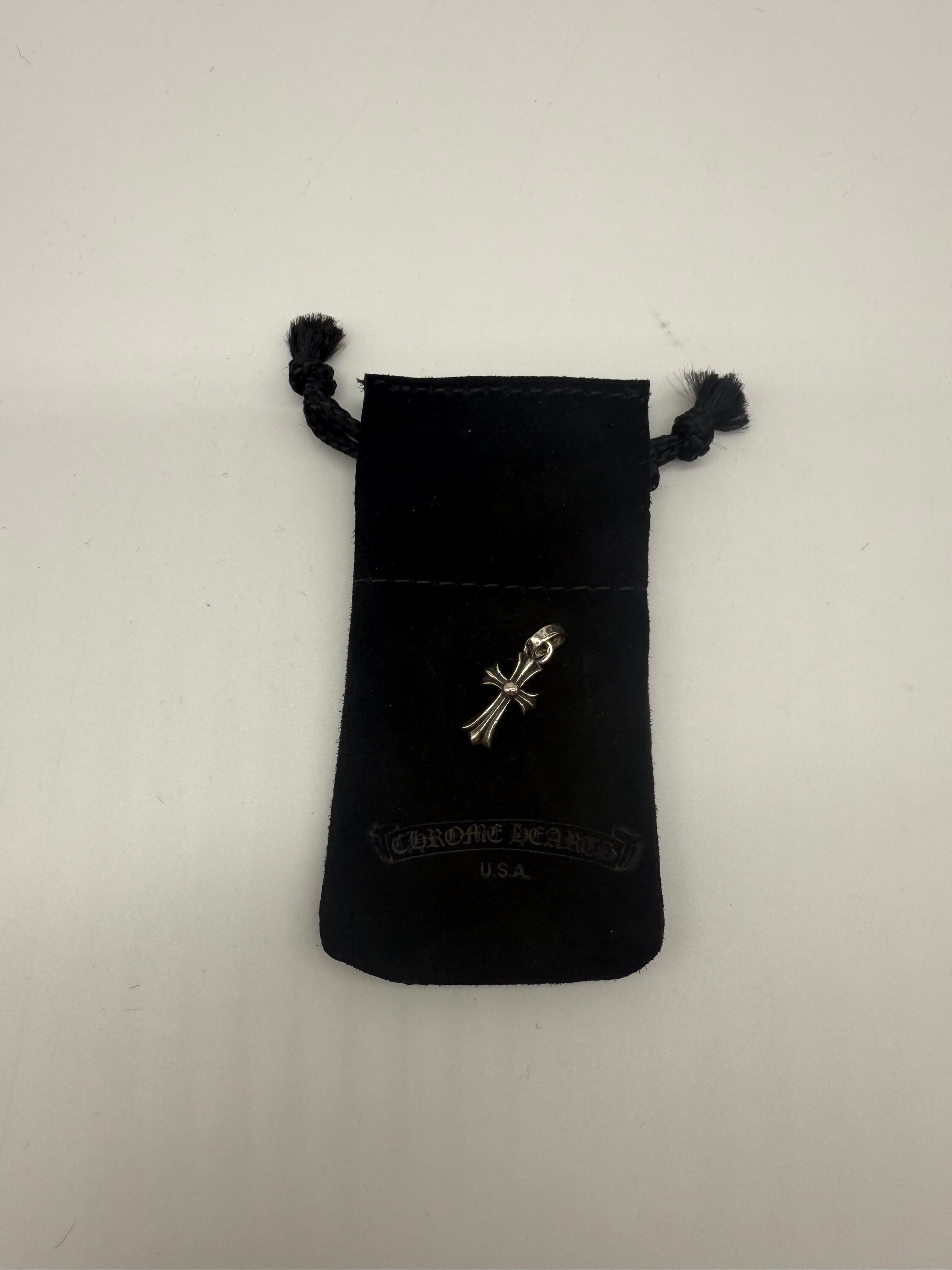 Chrome Hearts CH Cross Baby Fat Charm "Silver"