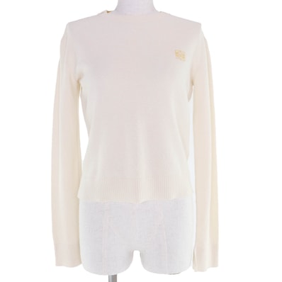 極美品 ロエベ ニット アイボリー レディース XS S359Y14K35