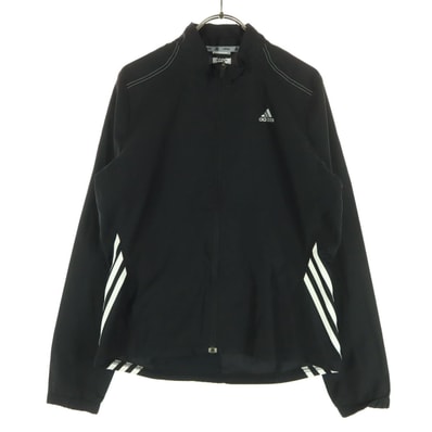 adidas アディダス 長袖 ナイロンジャケット OT ブラック