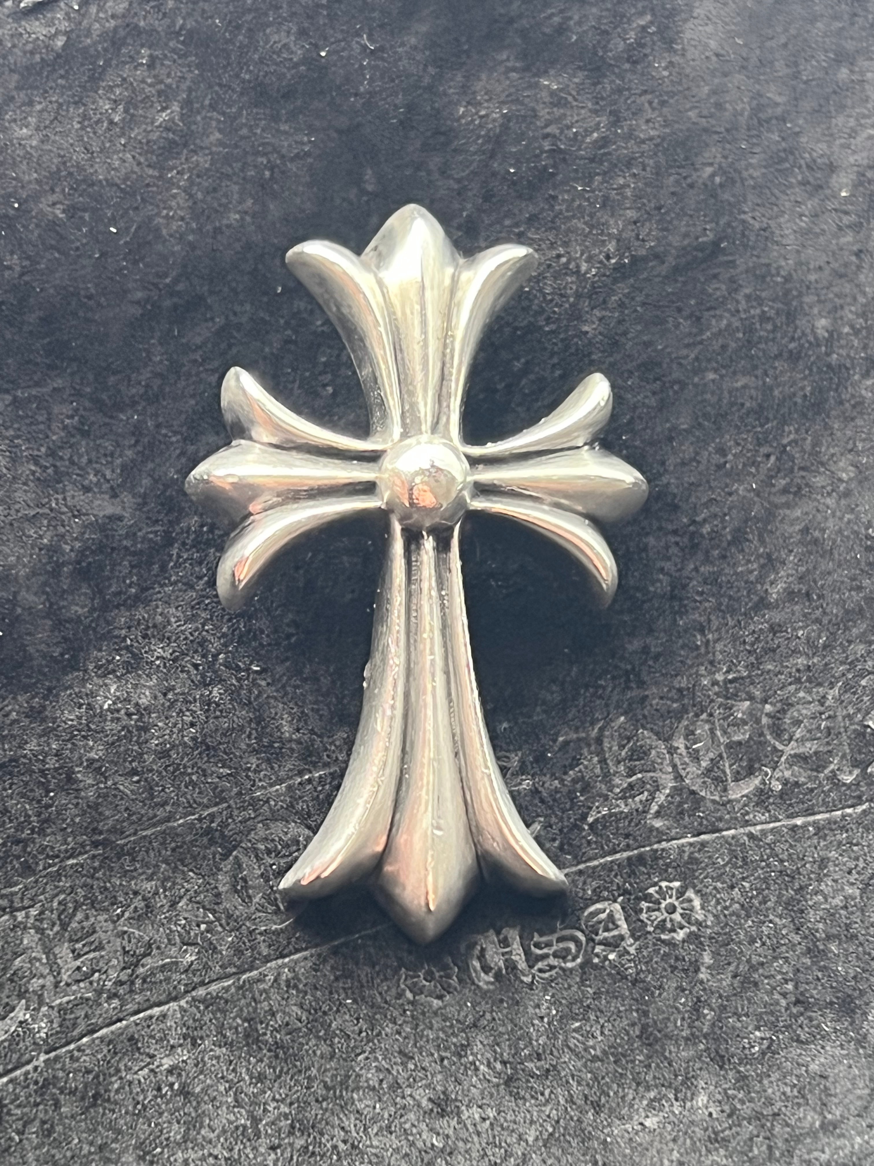 Chrome Hearts Small CH Cross Pendant "Silver"