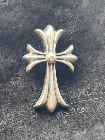 Chrome Hearts Small CH Cross Pendant "Silver"