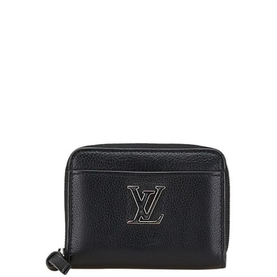 ルイ ヴィトン ジッピー コインパース ロックミー コインケース 小銭入れ M80099 ノワール ブラック レザー レディース LOUIS VUITTON 【中古】