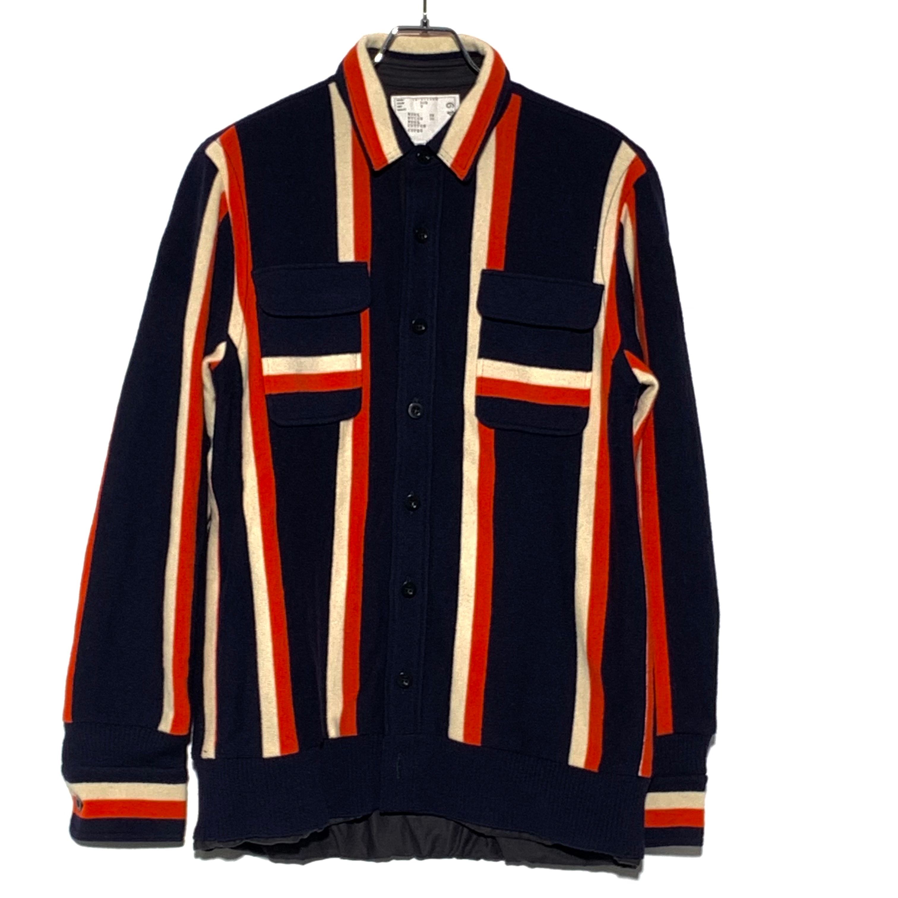 sacai cashmere wool knit shirt 