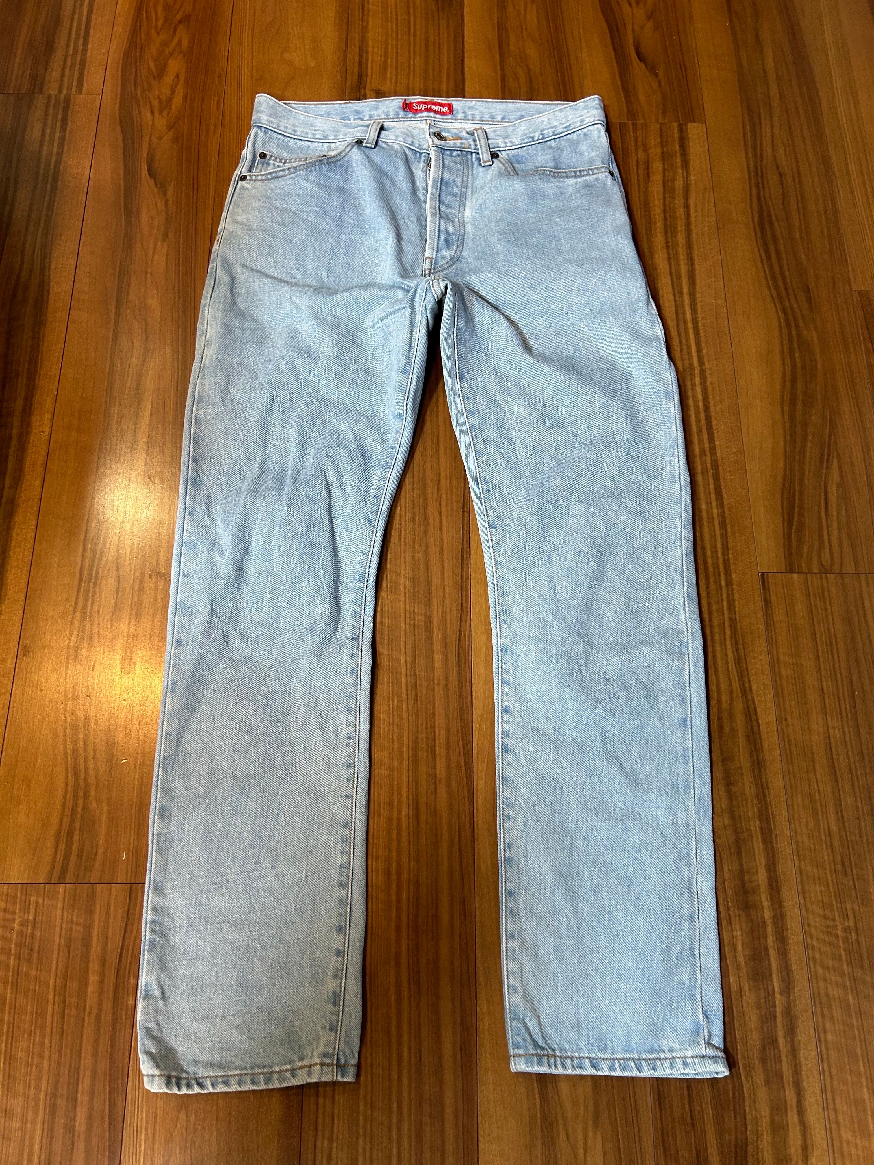 Supreme Stone Washed Slim Jean "Stone Washed Indigo"