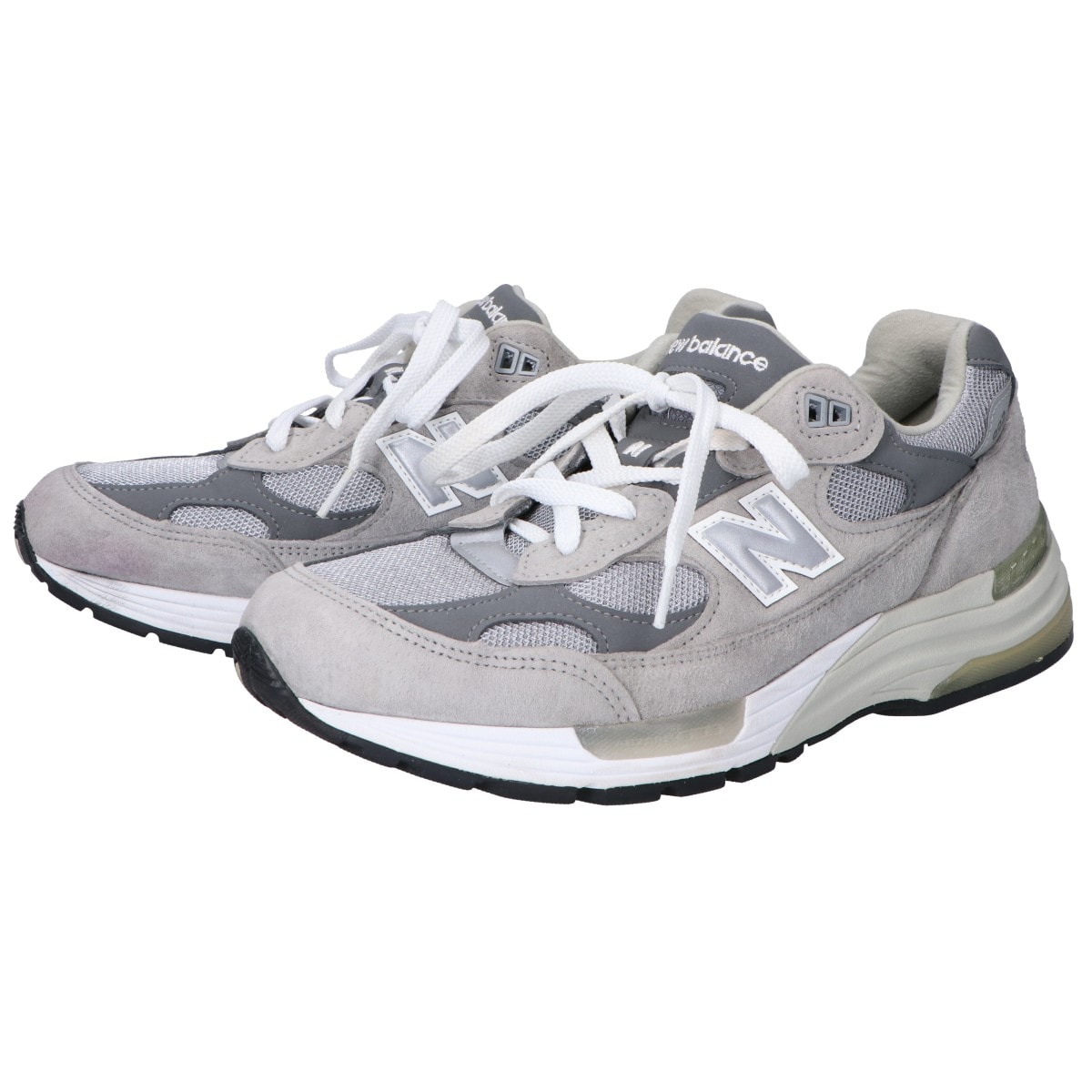 ニューバランス M992GR グレー スエード スニーカー 28