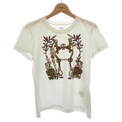 エルメス HERMES DELLA CAVALLERIA 4E4629DA カルトゥッシュ Tシャツ