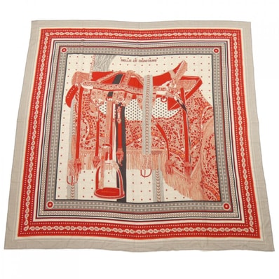 エルメス HERMES SELLE DE DIGNITAIRE BANDANA H243870S カレジェアン140 ショール