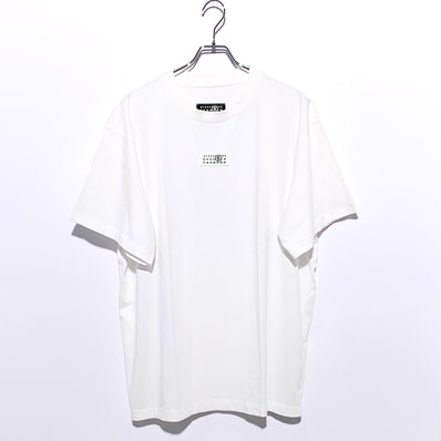 MM6 Maison Margiela Ribbed Neck T-Shirt "White"