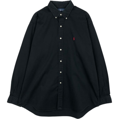 古着 ラルフローレン Ralph Lauren BLAKE 長袖 ボタンダウンシャツ メンズXL相当/eaa619135