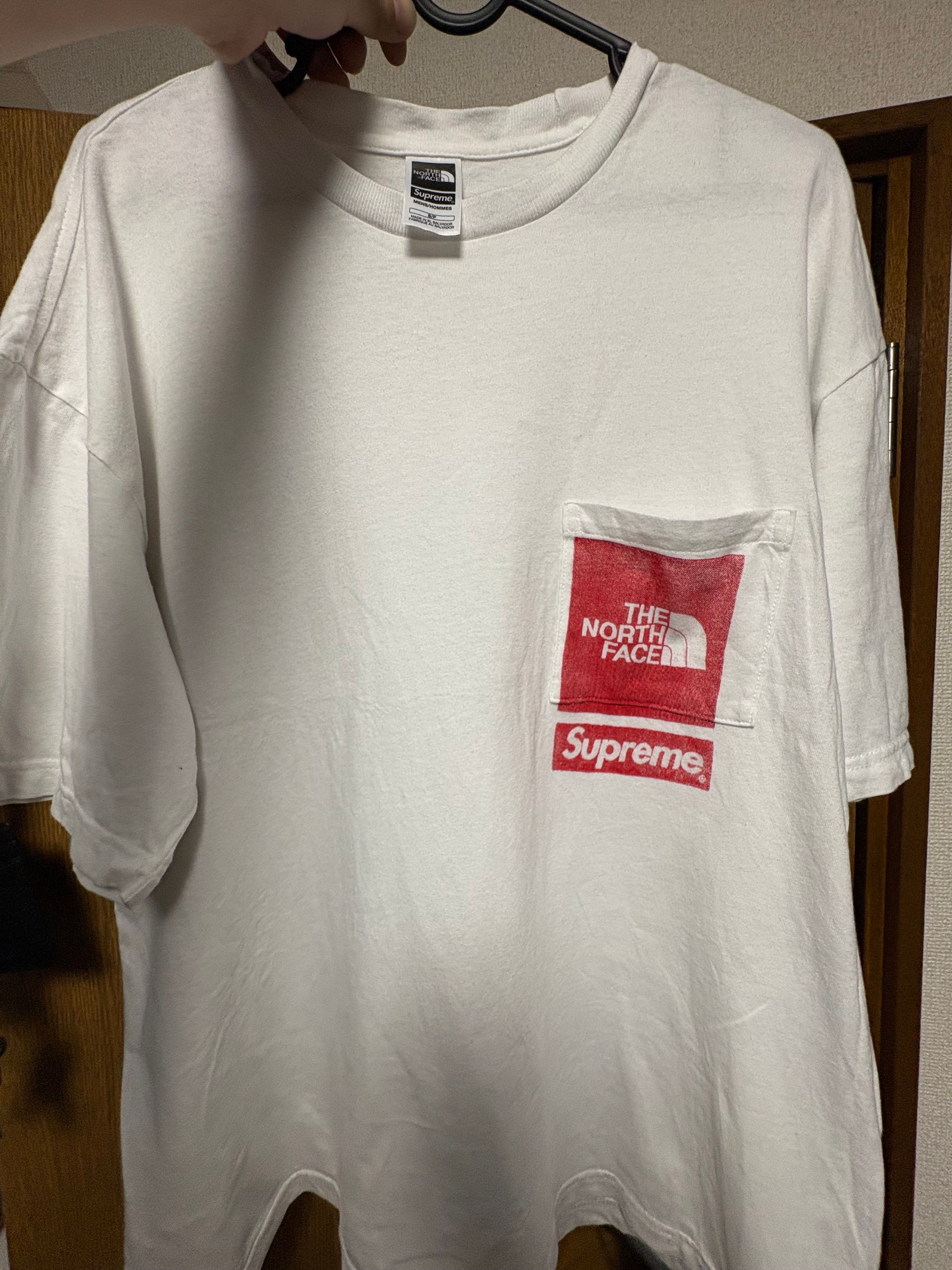 Supreme x The North Face Printed Pocket Tee "White"