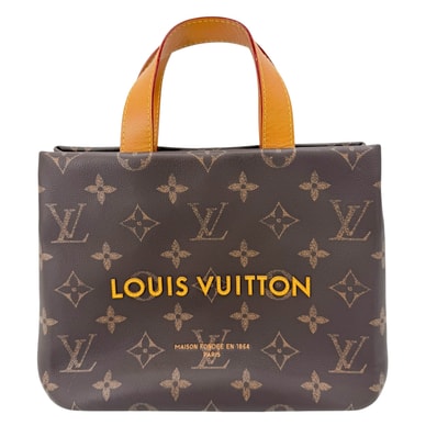 LOUIS VUITTON ルイヴィトン 2WAY モノグラム ハンドバッグ ショルダーバッグ 肩掛け 斜め掛け ショッピングバッグ M27019 モノグラムキャンバス ブラウン 茶 ゴールド金具 レディース【中古品】