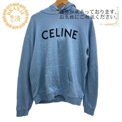 セリーヌ CELINE パーカー エディ期 2Y321670Q ブルー