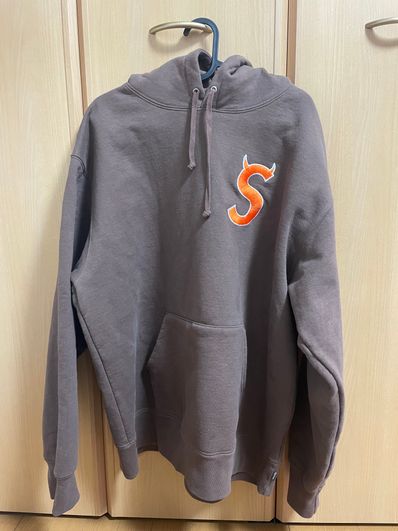 Supreme S Logo Hooded Sweatshirt "Brown" (22FW)