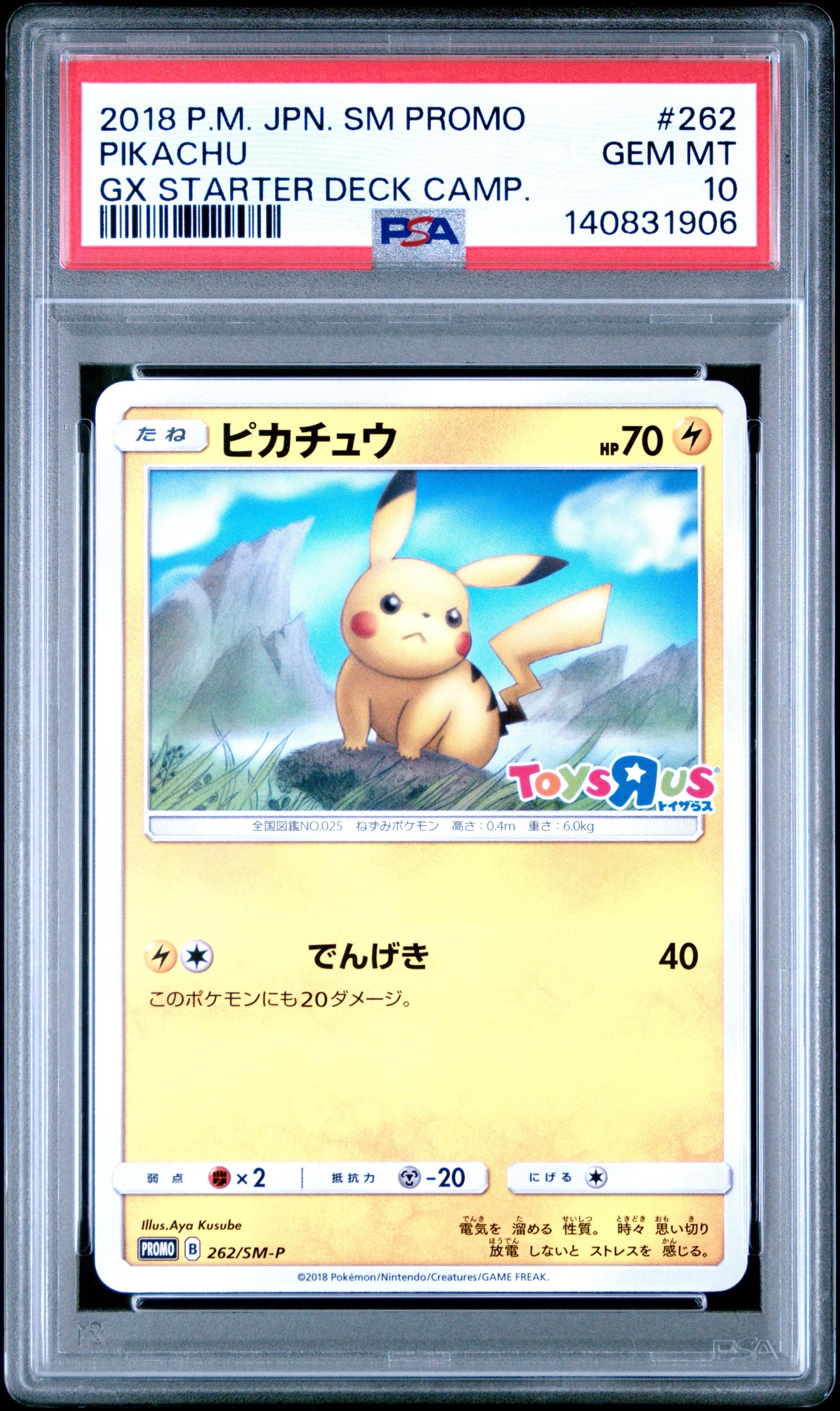 ピカチュウ: プロモ [SM-P 262](プロモーションカード「SM-P」)