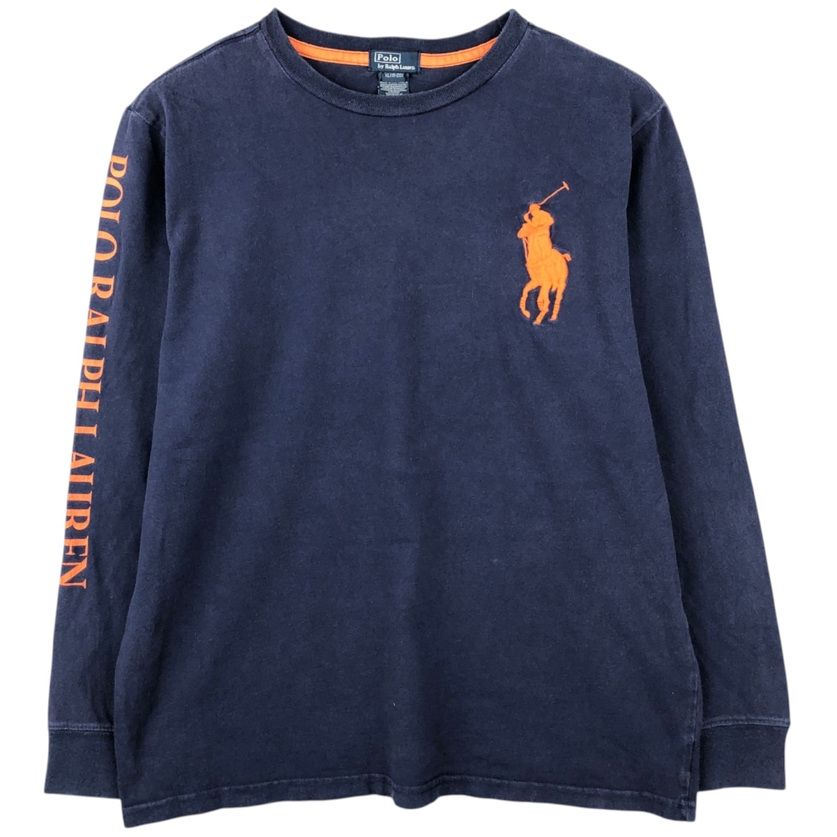 古着 ラルフローレン Ralph Lauren POLO by Ralph Lauren ビッグポニー ロングTシャツ ロンT メンズXL相当/eaa638030