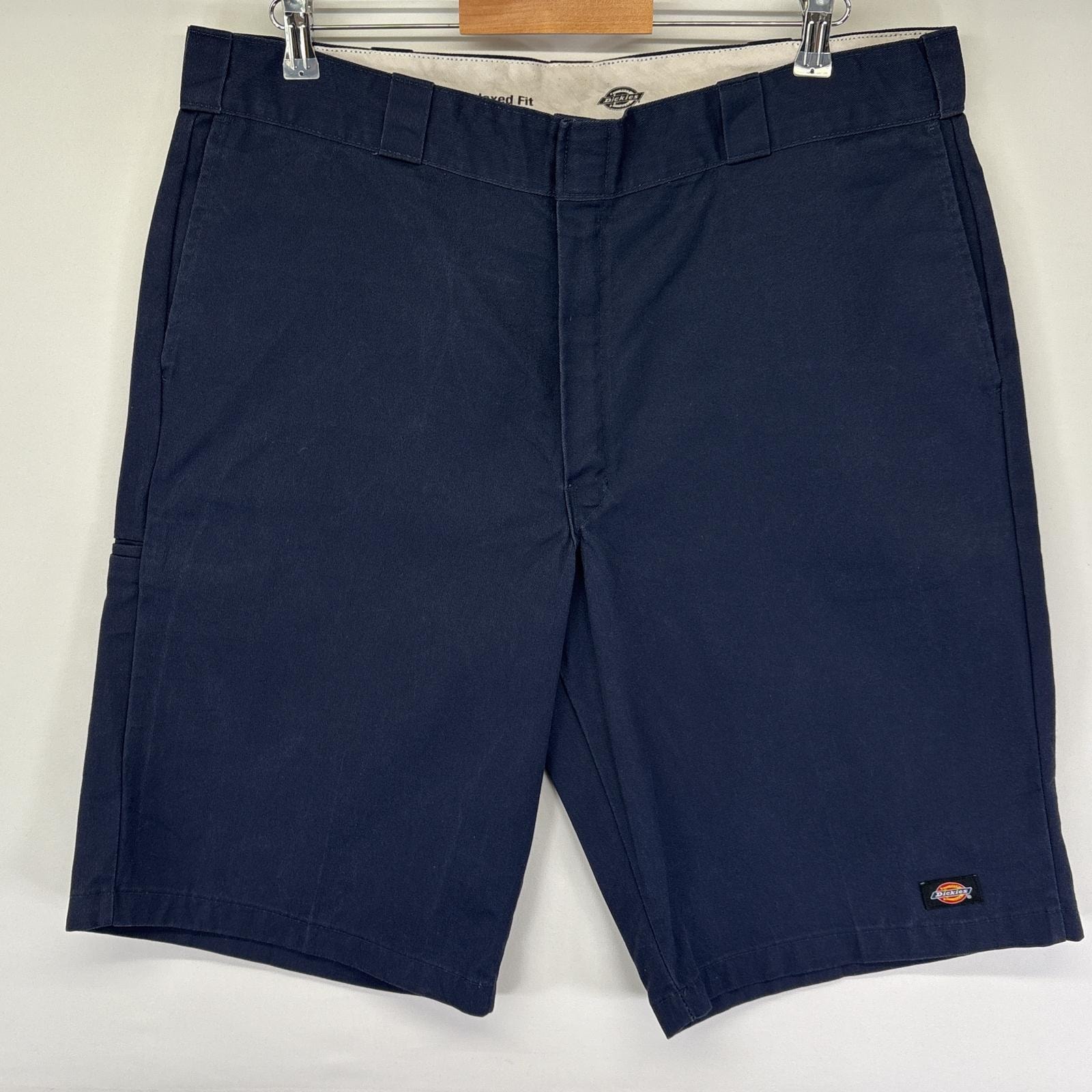 古着 ディッキーズ Dickies ショートパンツ ワークパンツ ハーフパンツ 半ズボン 短パン w40  ネイビー メンズ
