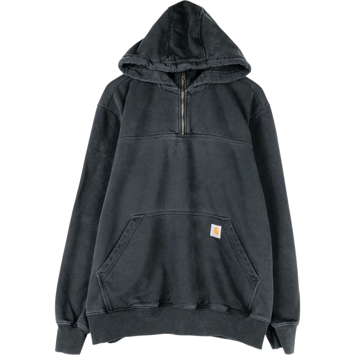 古着 カーハート Carhartt TS0617-M スウェットハーフジップパーカー メンズL相当/eaa624568