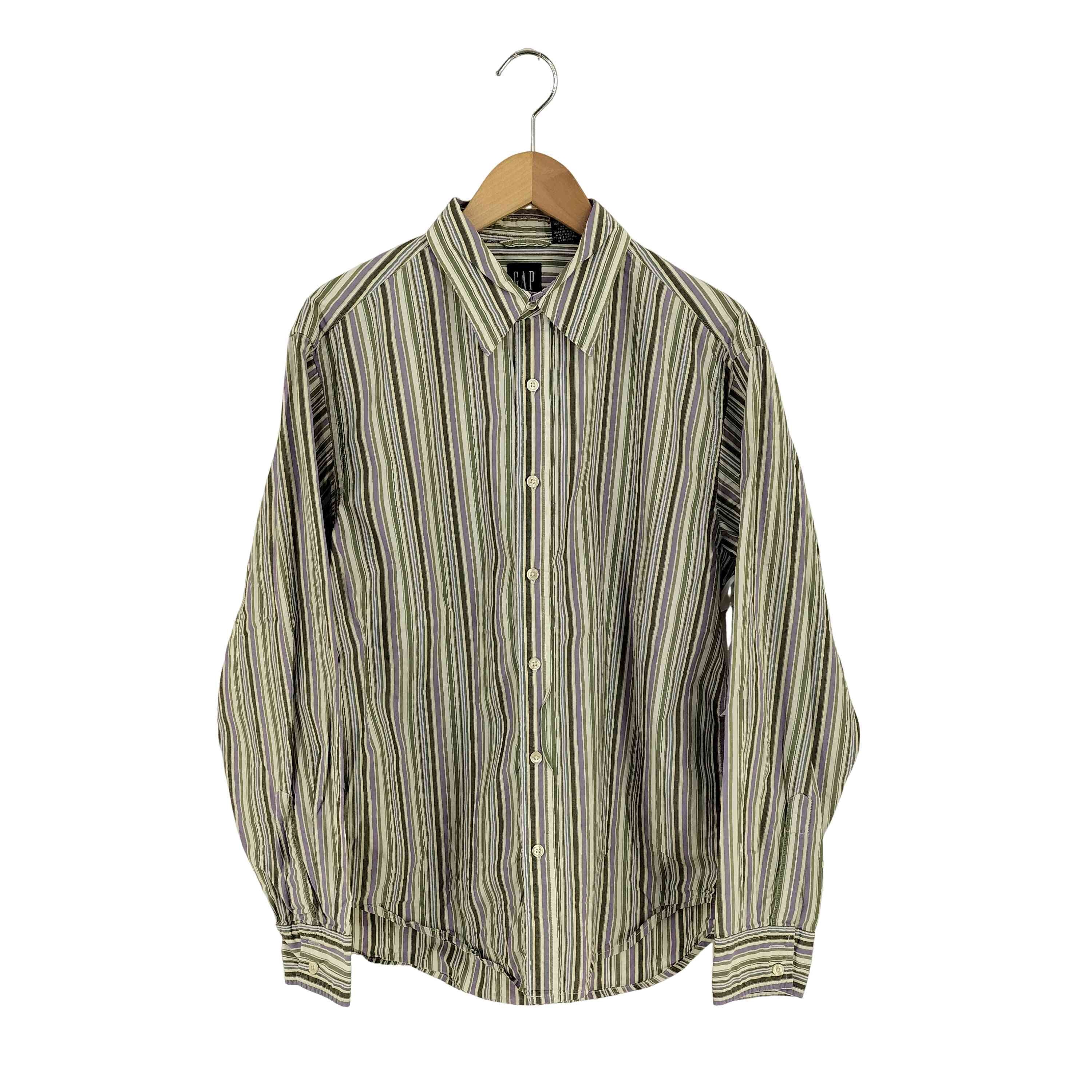 MADE IN INDIA ストライプ コットン シャツ【1135920910272】