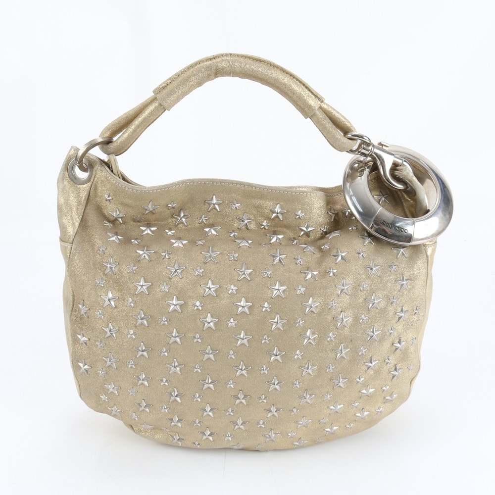 ジミーチュウ スタッズスカイ スター 星ハンドバッグ レザー