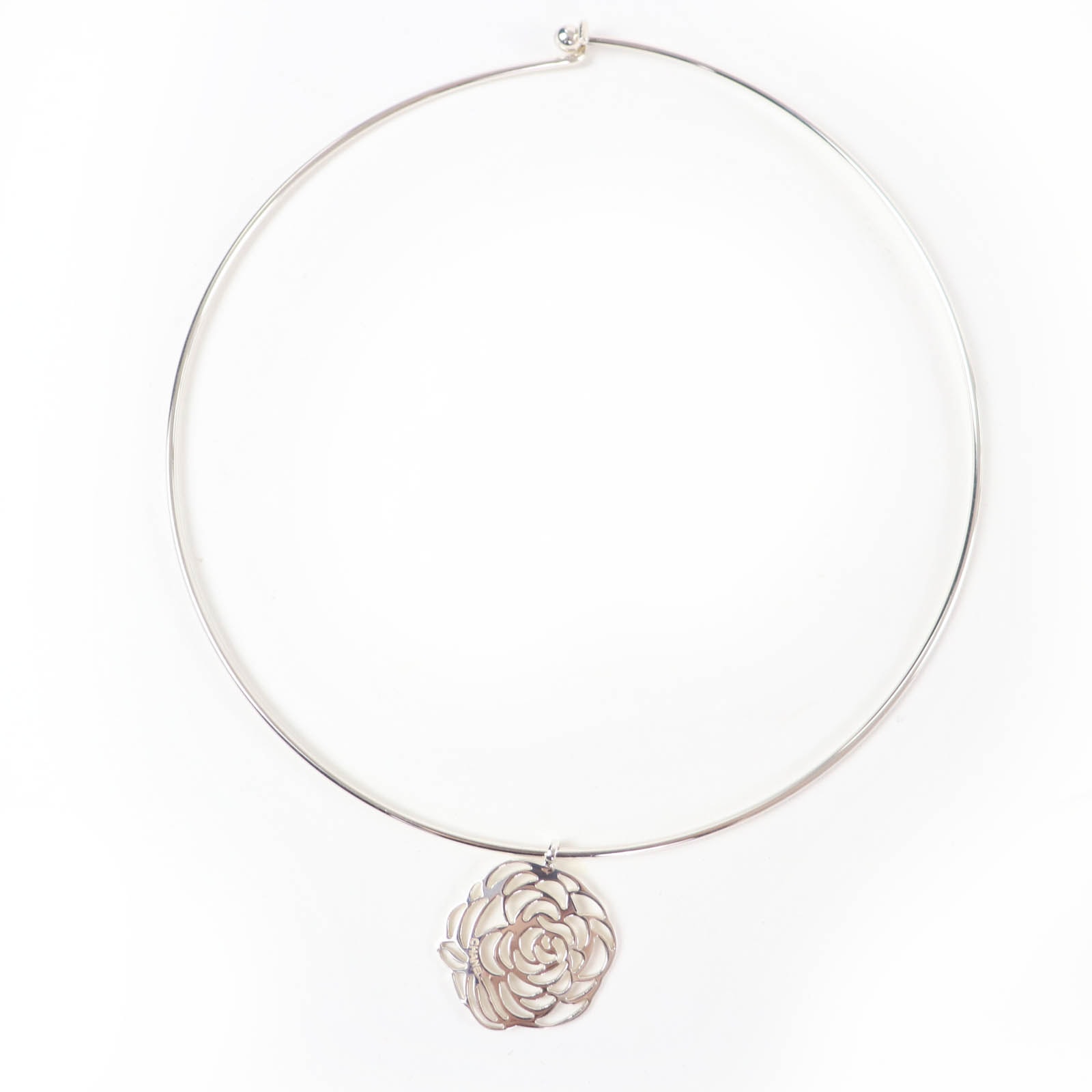 極美品 シャネル ネックレス シルバー レディース