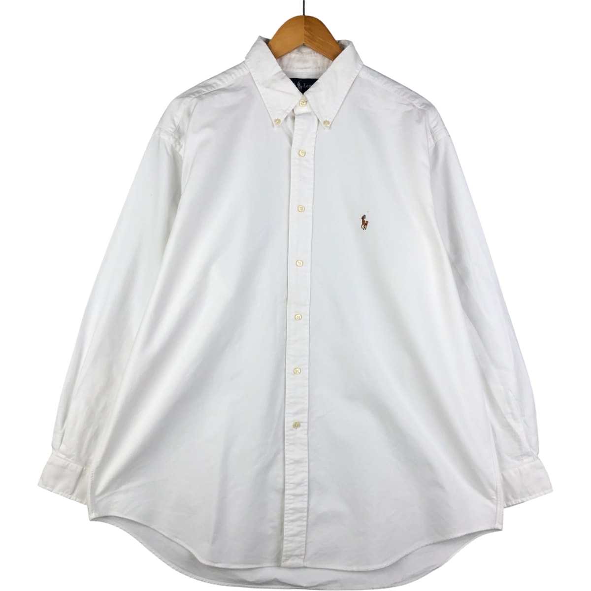 古着 ラルフローレン Ralph Lauren YARMOUTH 長袖 ボタンダウンシャツ メンズXL相当/eaa592725