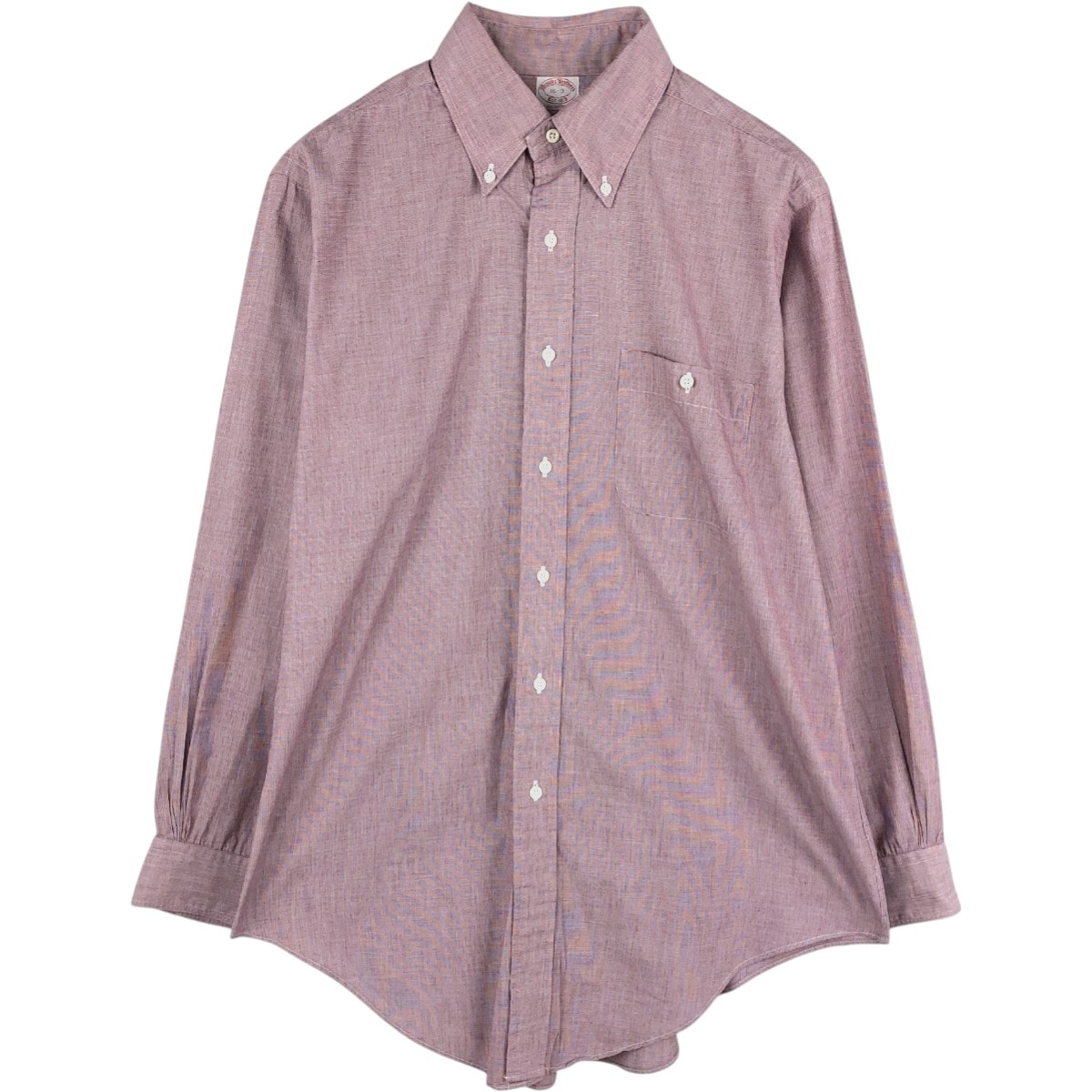 古着 ブルックスブラザーズ Brooks Brothers Est.1818 長袖 ボタンダウンシャツ USA製 メンズL相当/eaa676875