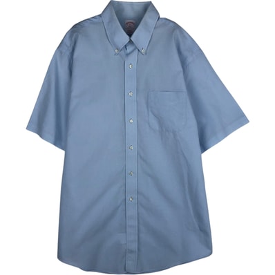 古着 ブルックスブラザーズ Brooks Brothers 346 REGULAR FIT 半袖 ボタンダウンシャツ メンズL相当/eaa644917