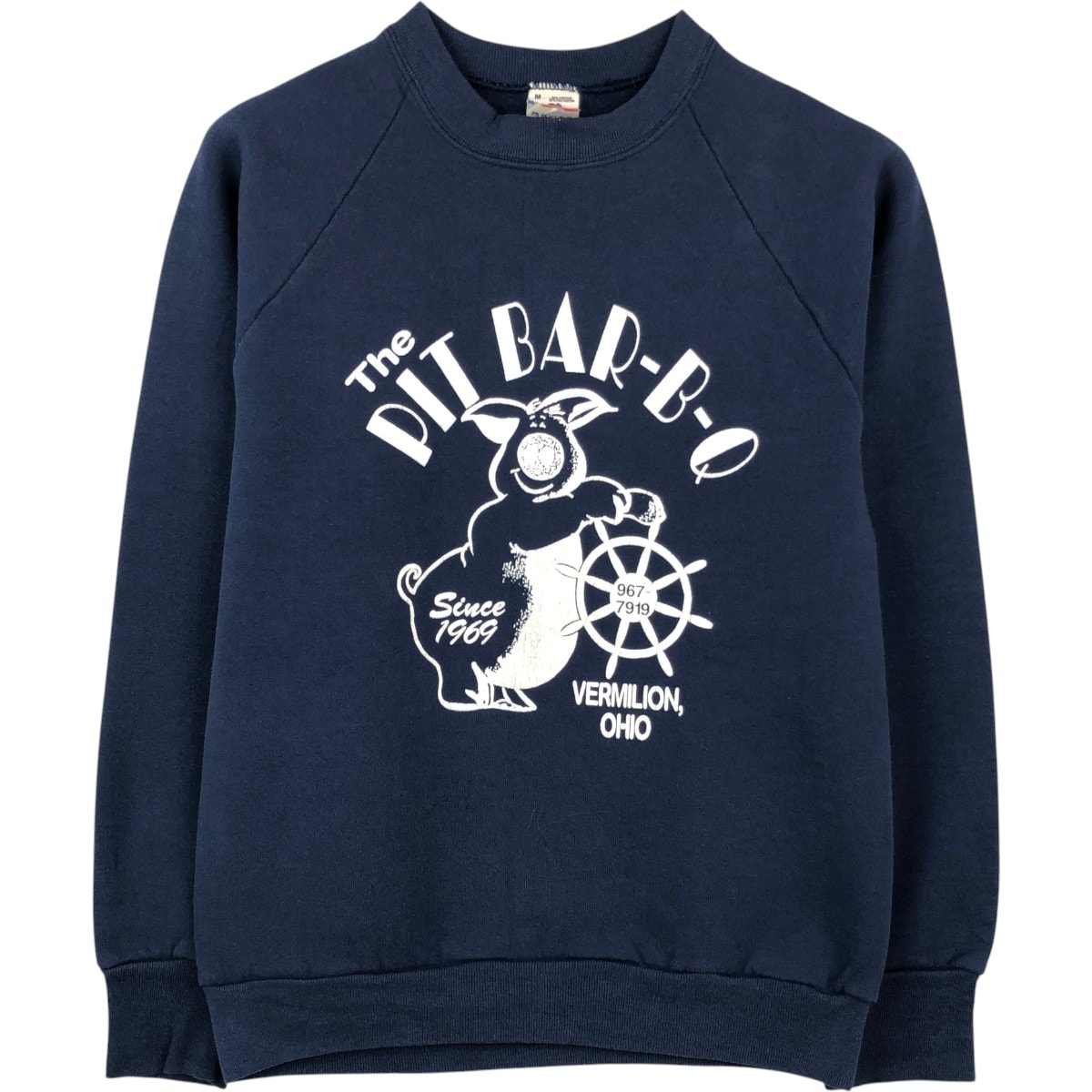 古着 90年代 フルーツオブザルーム FRUIT OF THE LOOM プリントスウェットシャツ トレーナー USA製 メンズM相当 ヴィンテージ/eaa674633