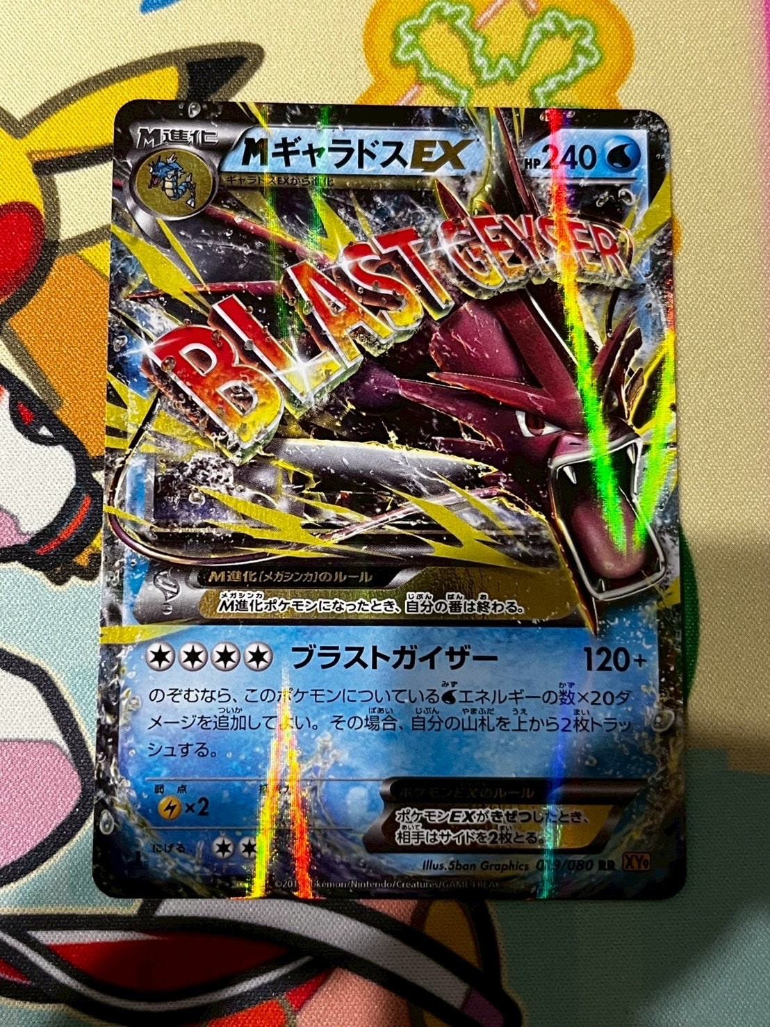 状態A】MギャラドスEX RR :1ED [XY9 019/080](拡張パック「破天の怒り