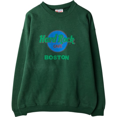 古着 90年代 ヘインズ Hanes HARD ROCK CAFE ハードロックカフェ アドバタイジング スウェットシャツ トレーナー メンズL相当 ヴィンテージ/eaa591460