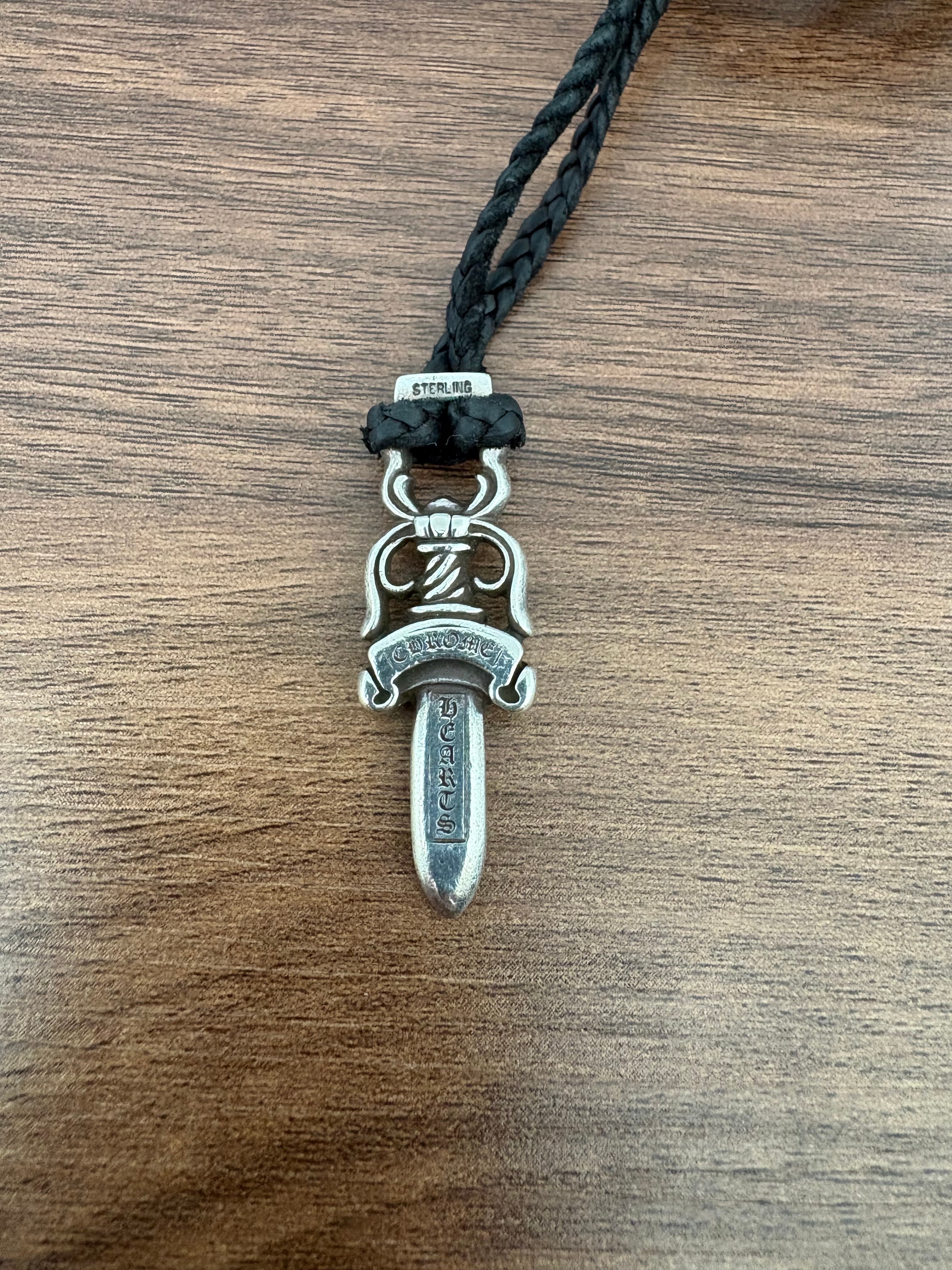 Chrome Hearts #10 Dagger Pendant "Silver"