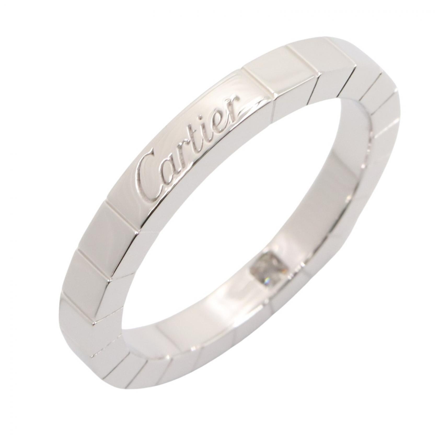 カルティエ CARTIER ラニエール リング 1PD リング・指輪 ジュエリー K18WG(ホワイトゴールド) ダイヤモンド レディース シルバー系 / クリア系 【中古】