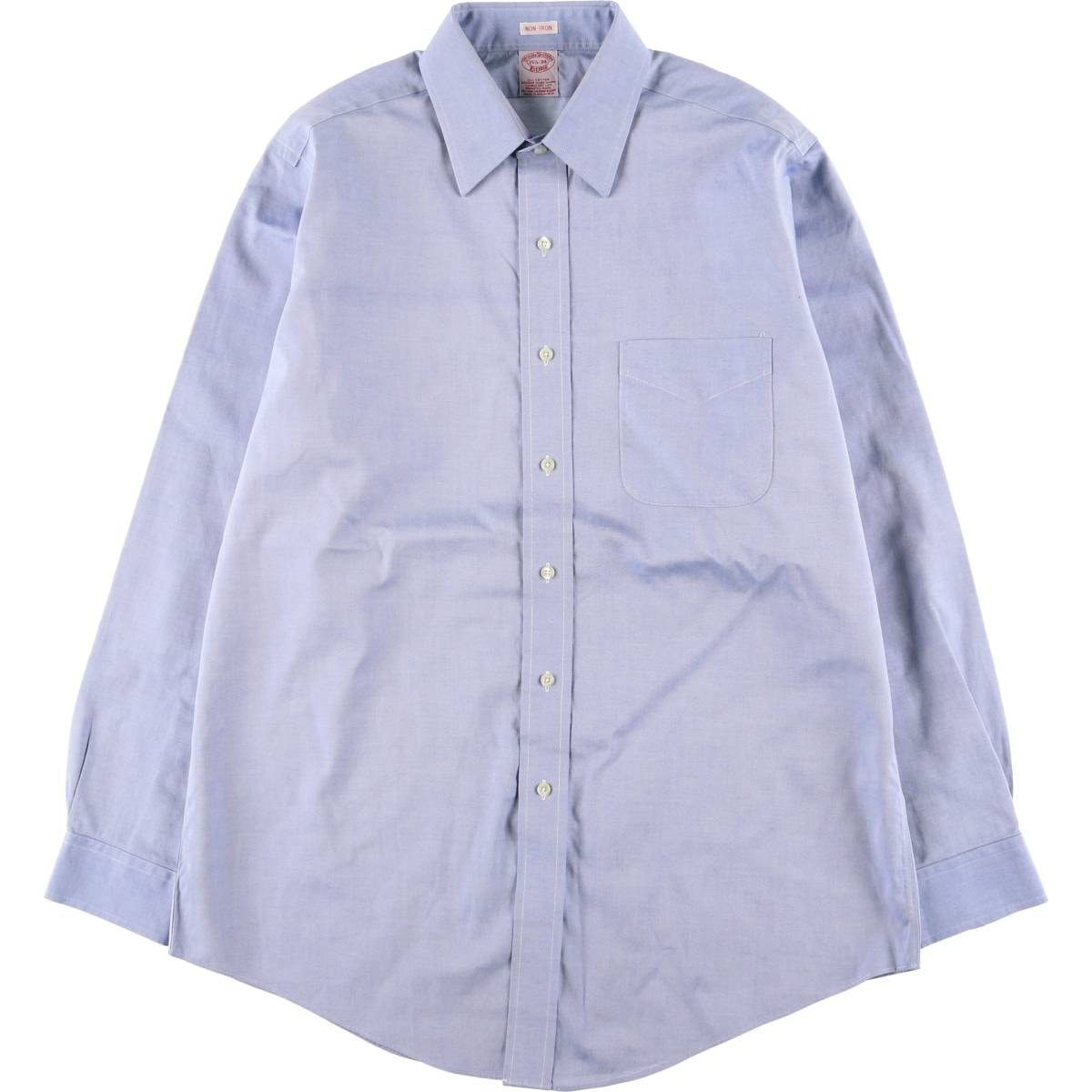 古着 ブルックスブラザーズ Brooks Brothers Est.1818 長袖 コットンシャツ メンズM相当/eaa561687