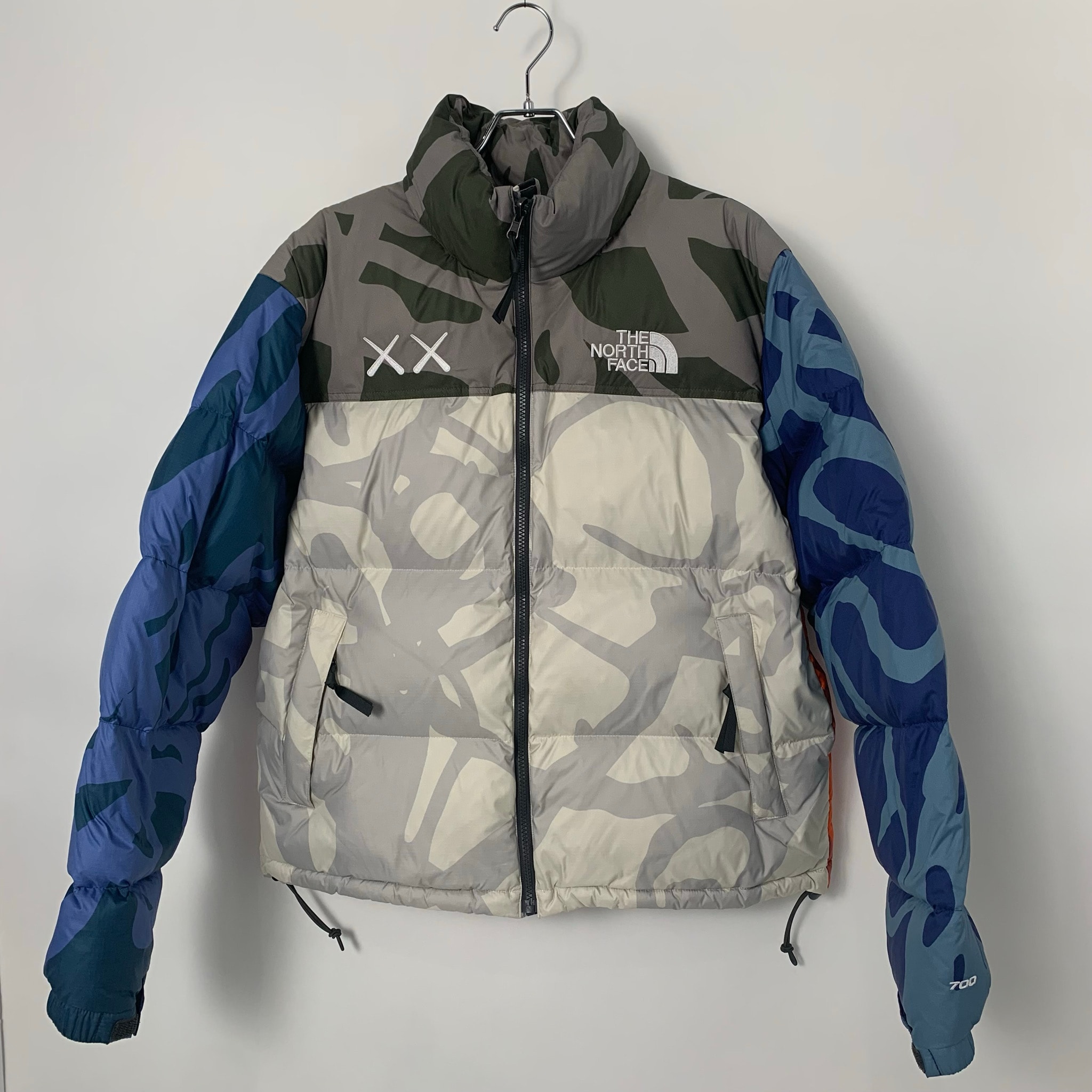 The North Face x Kaws Nuptse Jacket "Grey Blue"