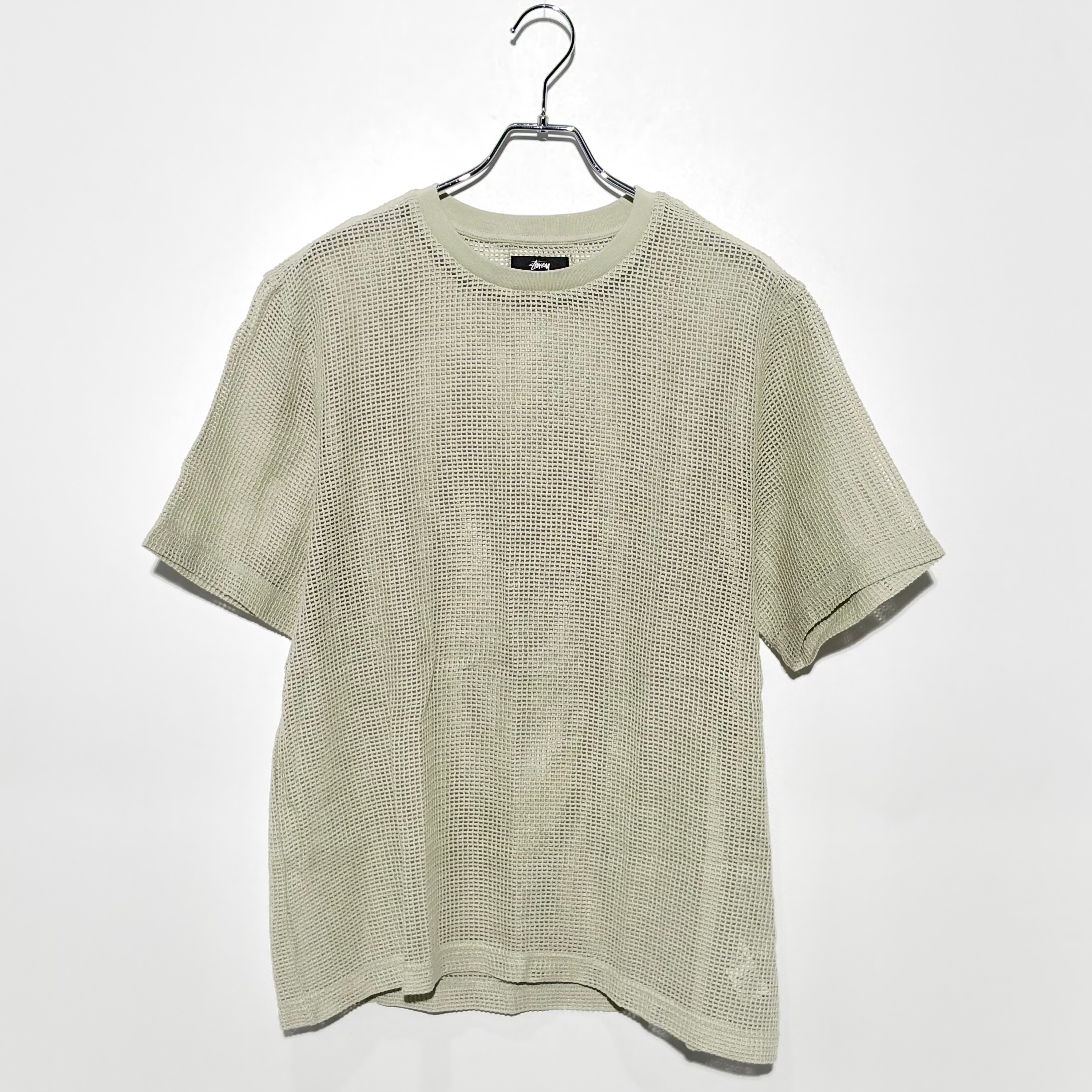 Stussy Cotton Mesh SS Crew "Green"