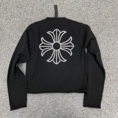 新品未使用 クロムハーツ RHINESTONE カシミア ロングスリーブ S