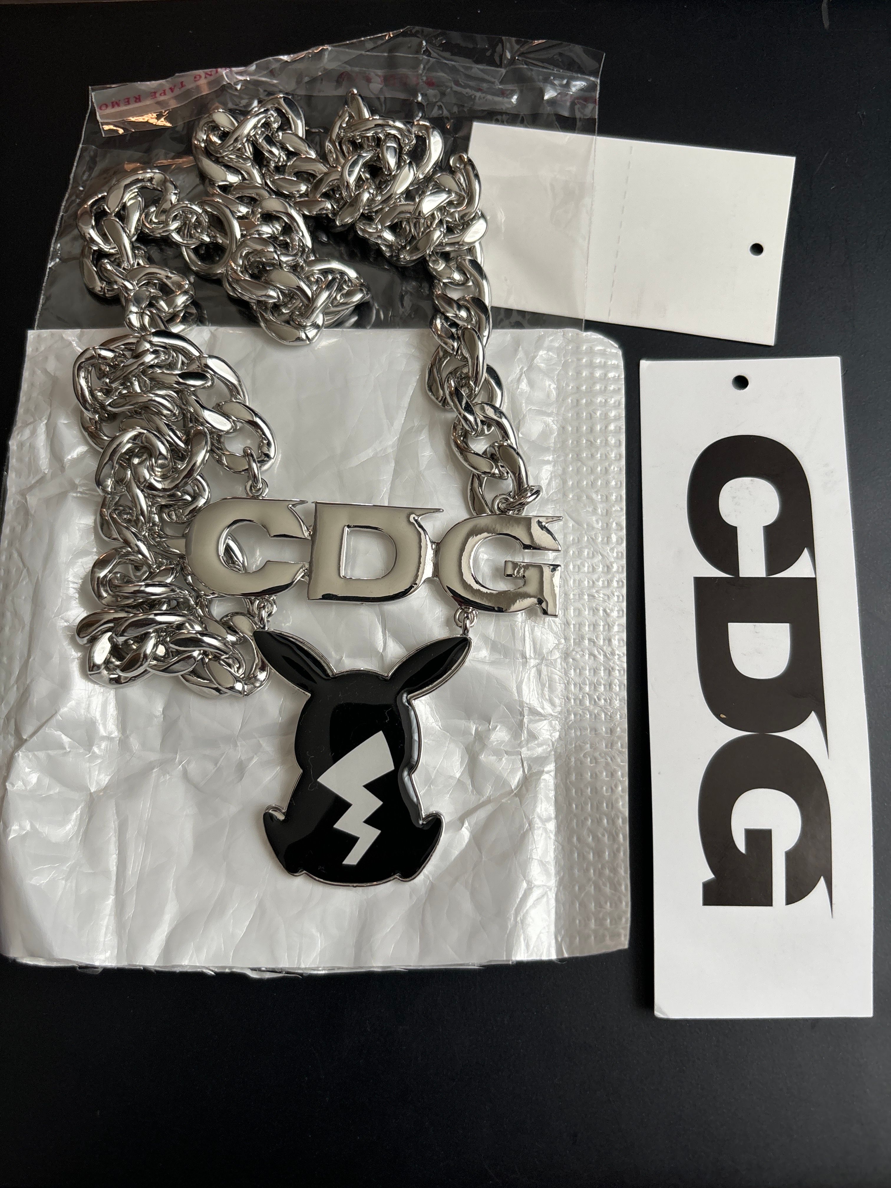Comme des Garcons Pokemon Necklace "Silver"
