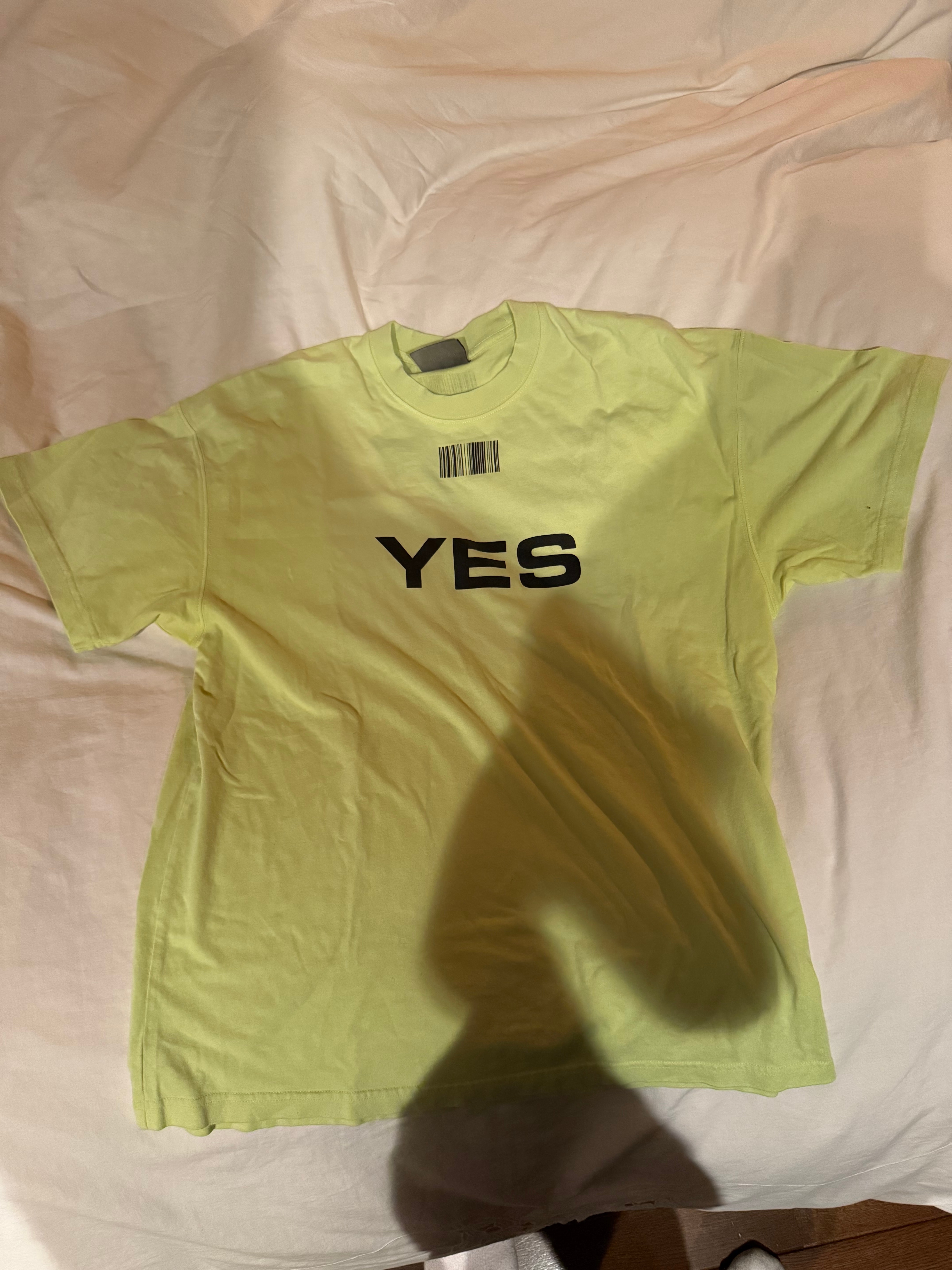 Vetements YES NO Tシャツ