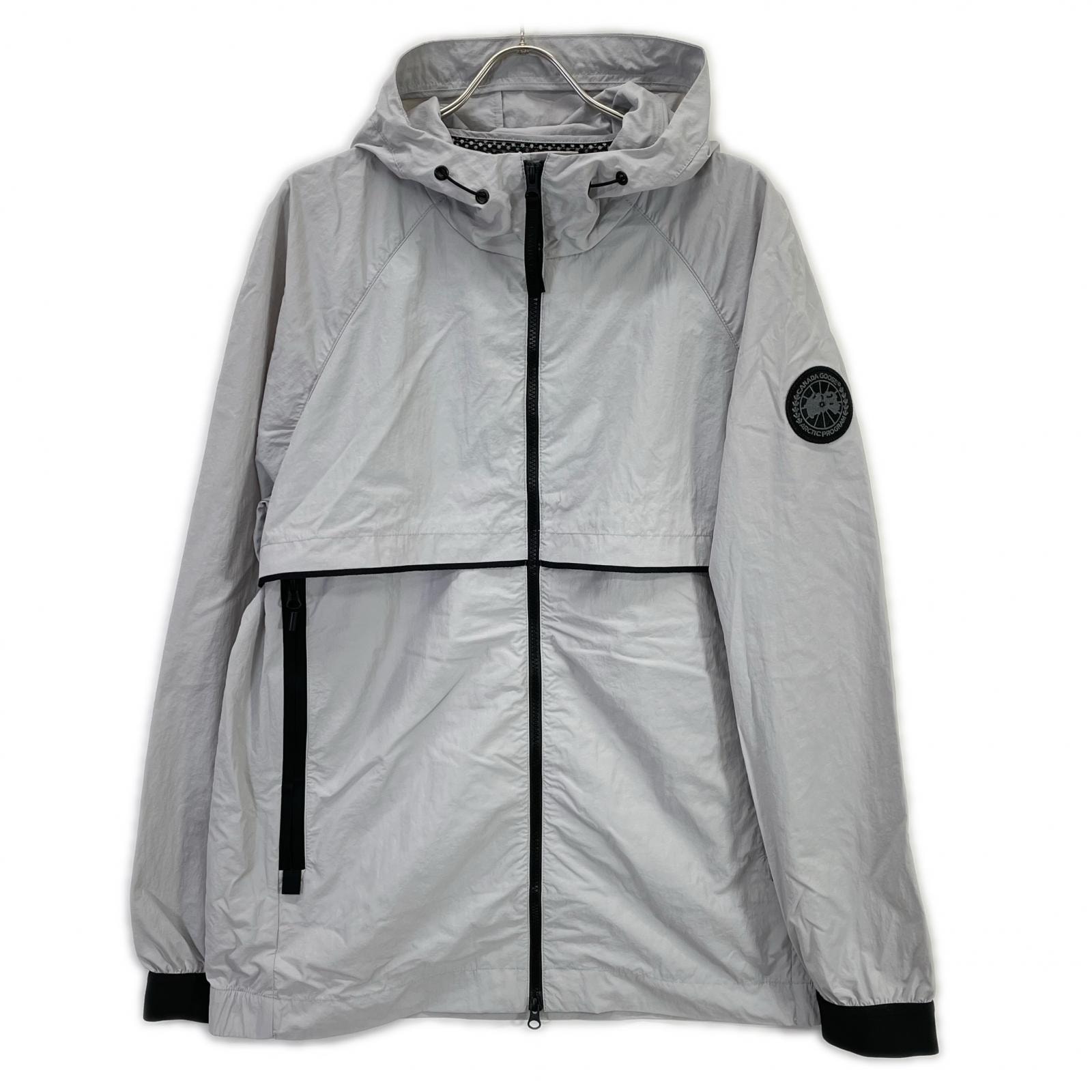 カナダグース 2440MB Black Label Faber Hoodie/フェーバーフーディ グレー W-ZIP ナイロンフーディジャケット L