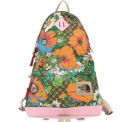 グッチ ノースフェイス コラボ 650288 ナイロン レザー