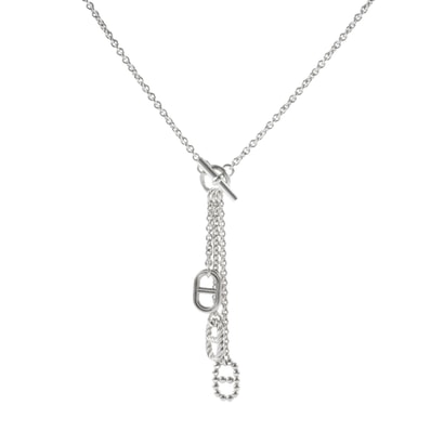 HERMES エルメス シェーヌダンクル パラード PM ネックレス ペンダント スターリングシルバー シルバー【中古】