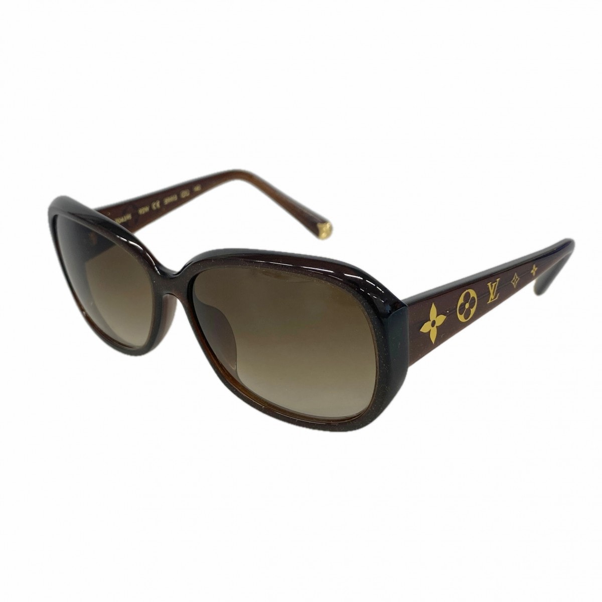 【6dc2746-k】ルイヴィトン サングラス オプセシオンGM Z0459E ブラウン ゴールド【中古】レディース