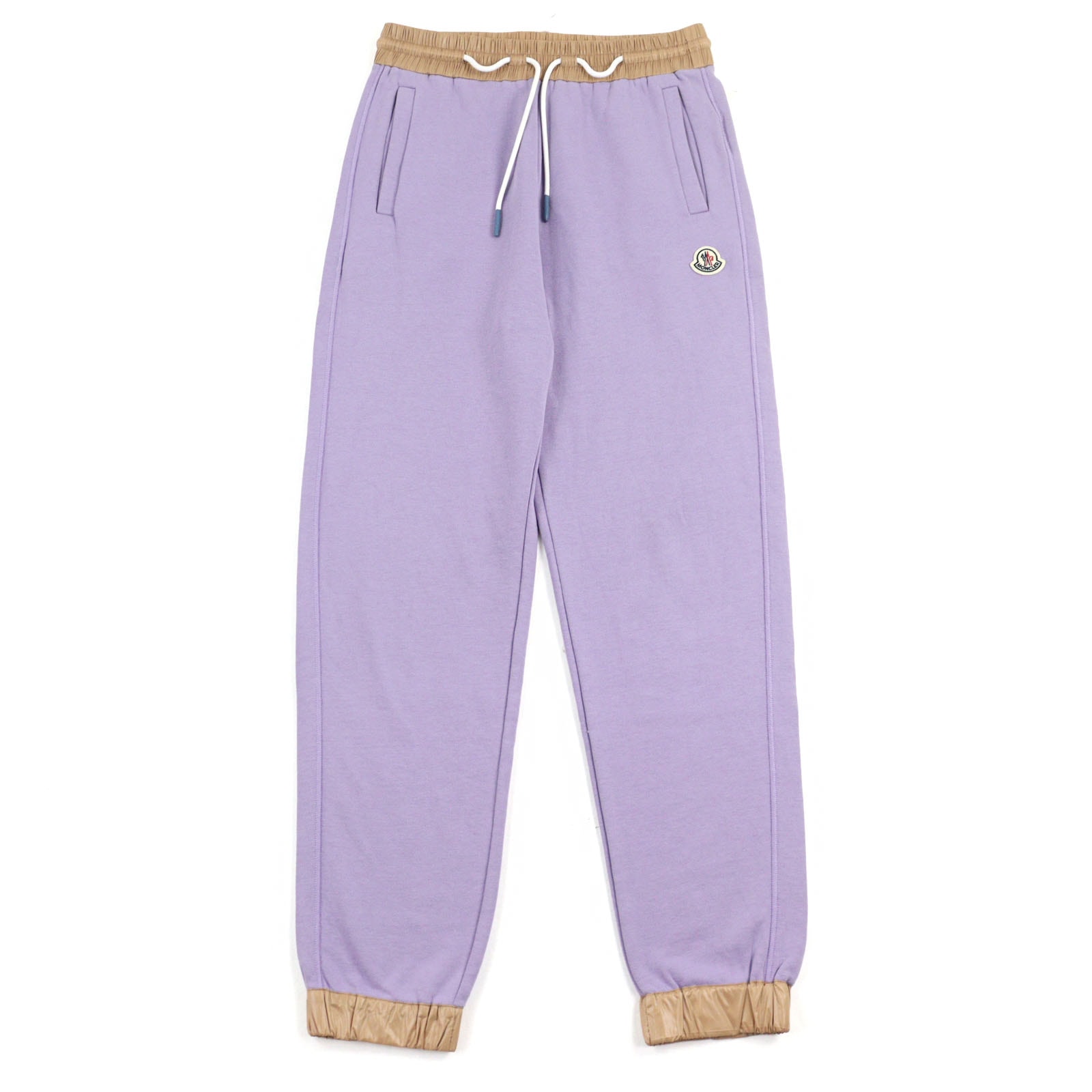 極美品 モンクレール パンツ SWEATBOTTOM パープル ベージ M