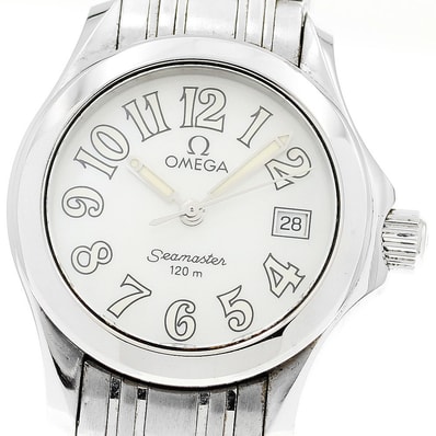 オメガ シーマスター120 デイト 2581.70 レディース 【中古】