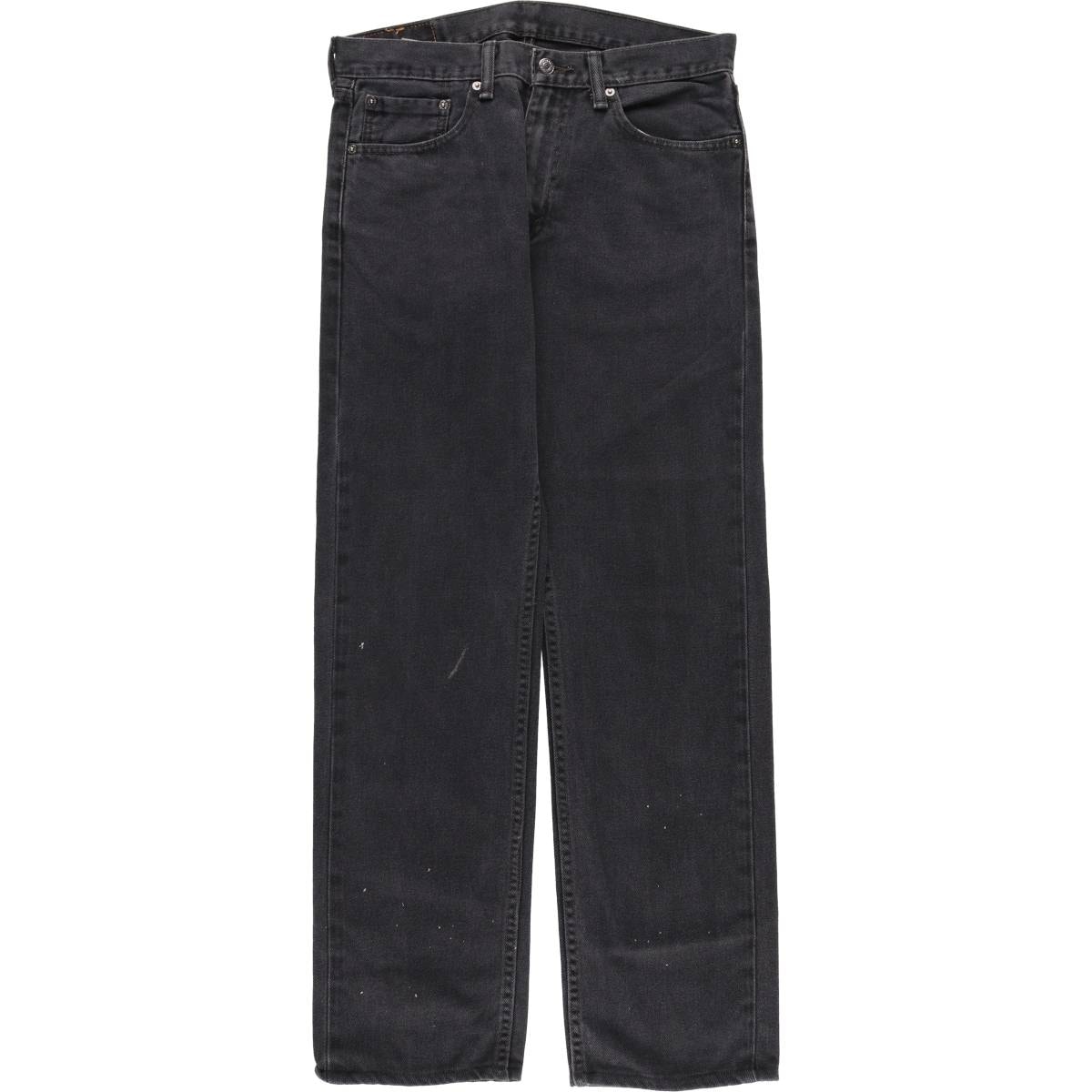 古着 リーバイス Levi's 505 ブラックデニム テーパードデニムパンツ メンズw33相当/eaa483204